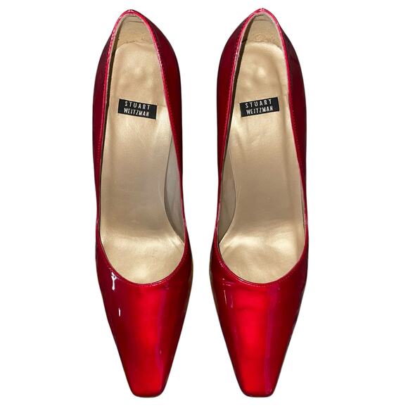 Stuart Weitzman Heels Candy Apple Pumps Vintage - Picture 4 of 9